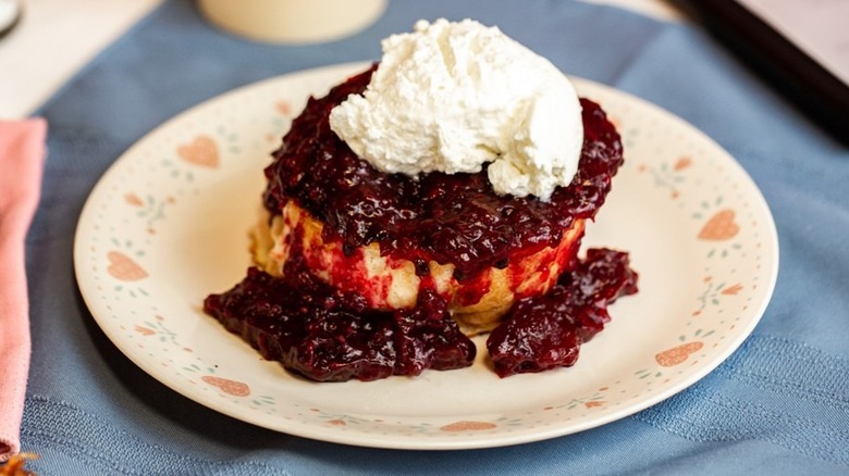 Marionberry French toast