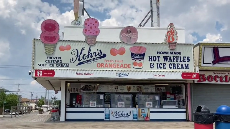 Kohr's New Jersey on the boardwalk