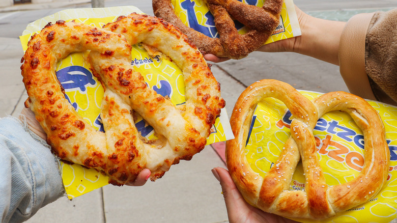 3 Wetzel's Pretzels