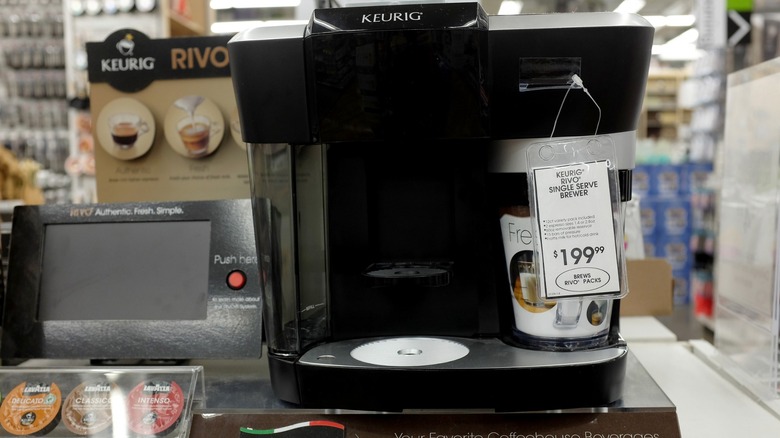 Keurig on store display