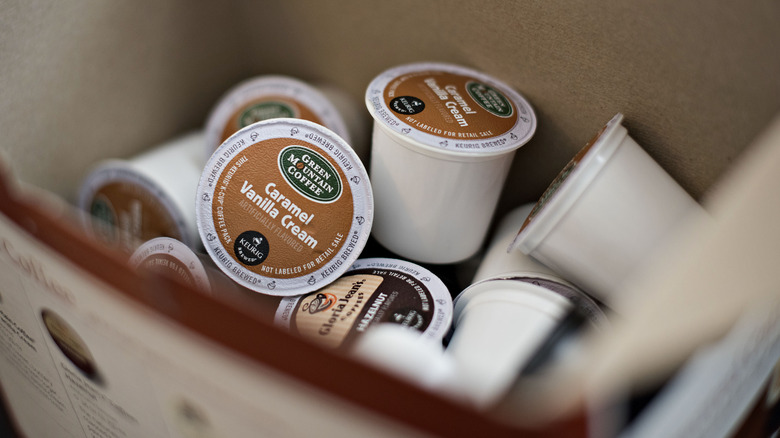 box of Keurig K-cups