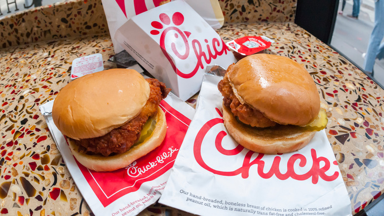 Chick-fil-A chicken sandwiches