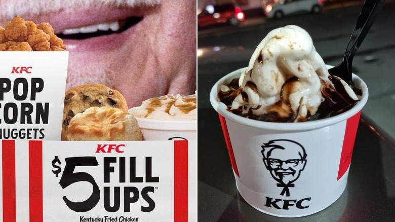 kfc cookies and sundae