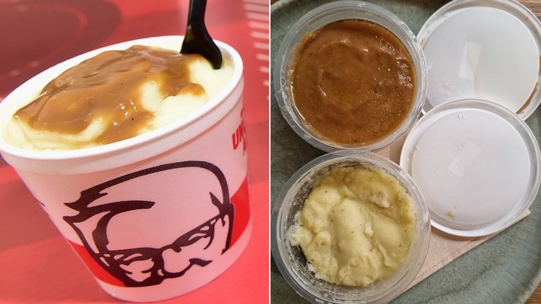 mashed potatoes from kfc ireland and the us