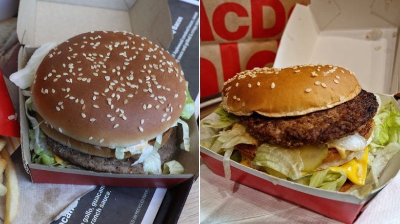 mcdonald's big mac US and ireland