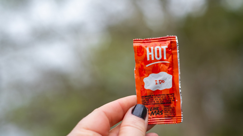 hot sauce packet