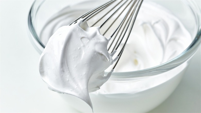 Whipped Cream  on a Whisk