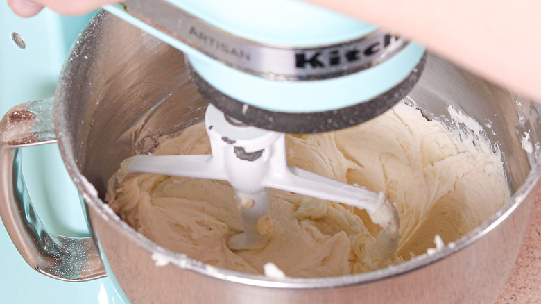 frosting in stand mixer