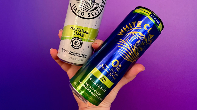 White Claw's new 0% Non-Alcoholic Lime Yuzu Premium Seltzer