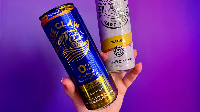 White Claw's new 0% Non-Alcoholic Mango Passion Fruit Premium Seltzer