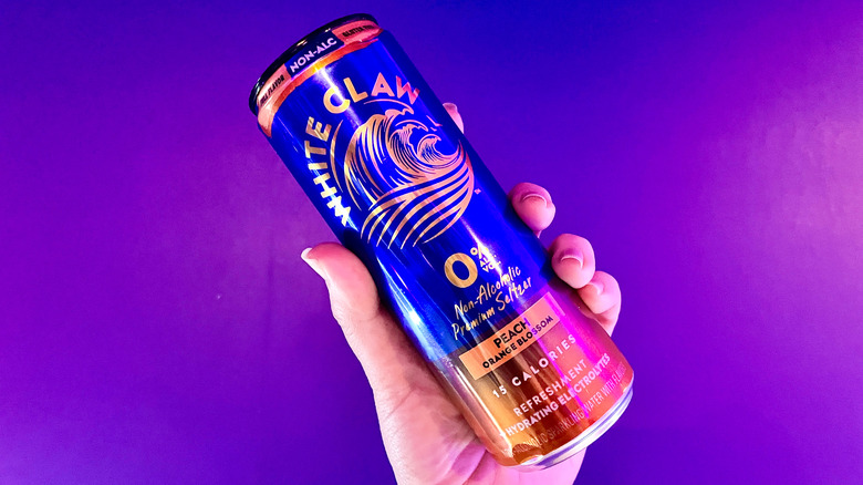 White Claw's new 0% Non-Alcoholic Peach Orange Blossom Premium Seltzer