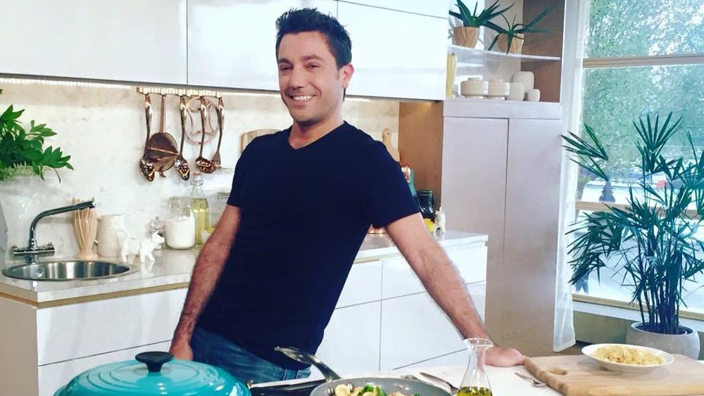 Gino D'Acampo in the kitchen