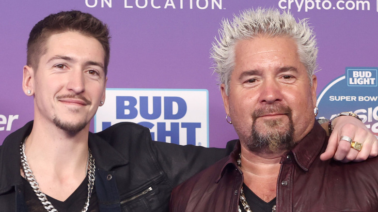 Hunter Fieri and Guy Fieri