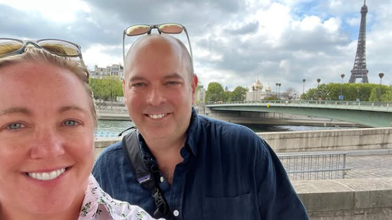 Julia and Ian Davison in Paris