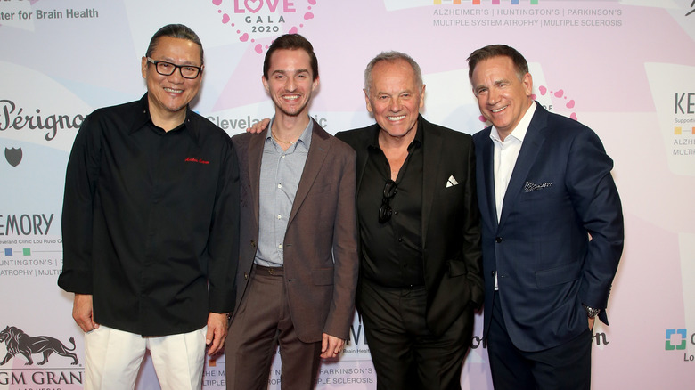 Byron and Wolfgang Puck with celebrity chefs