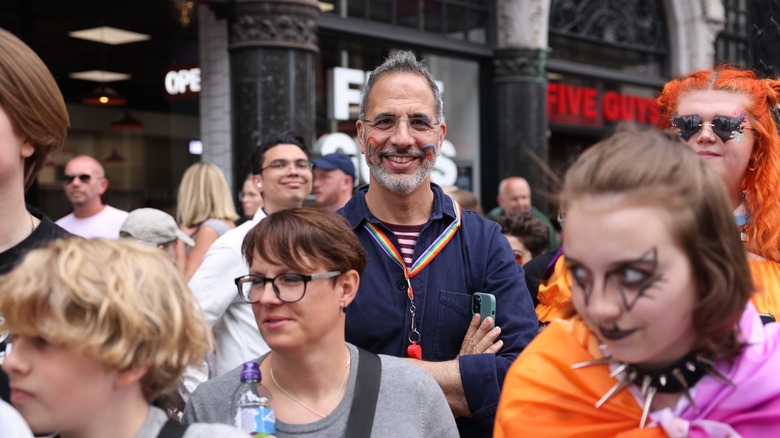 Yotam Ottolenghi celebrating Pride in London