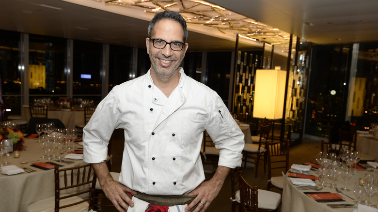 Yotam Ottolenghi posing for the camera