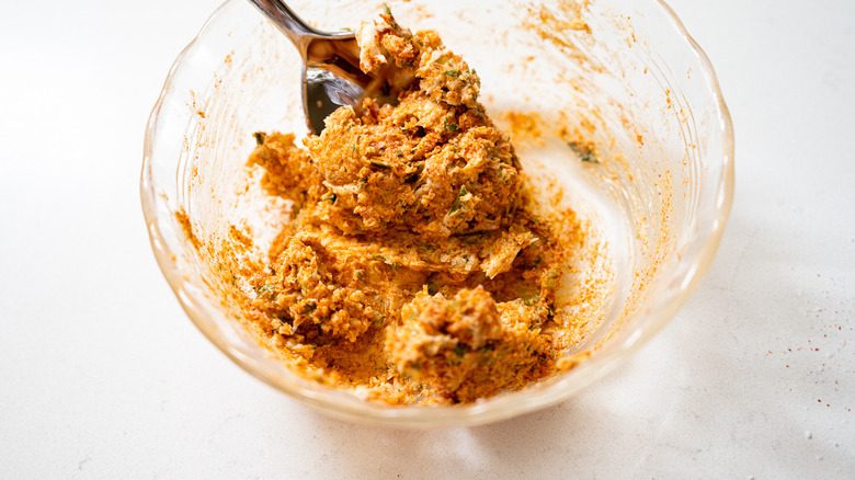 garlic herb butter in bowl