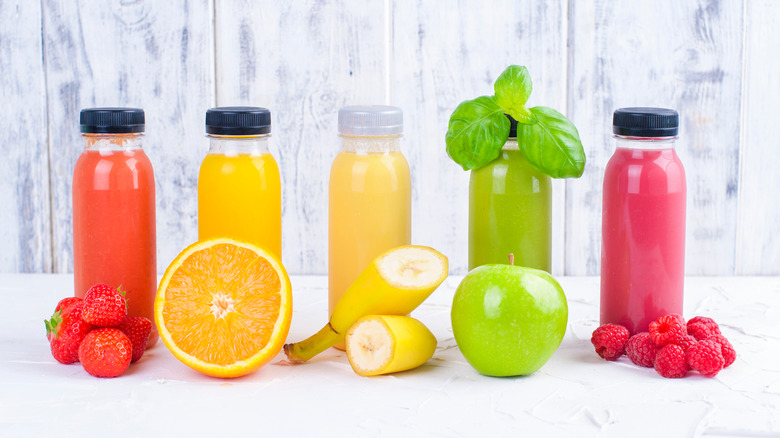 Cold-pressed organic juices