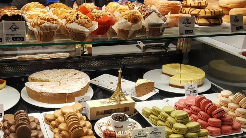 McCafe display in a French McDonald's