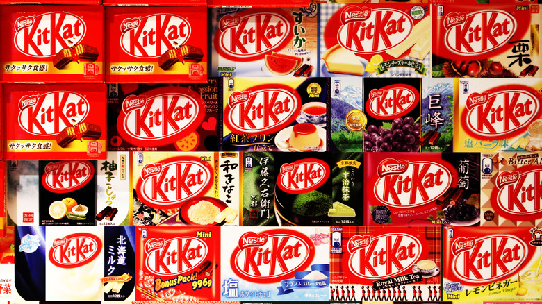 Kit Kat display in Japan