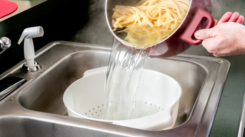 pasta strainer