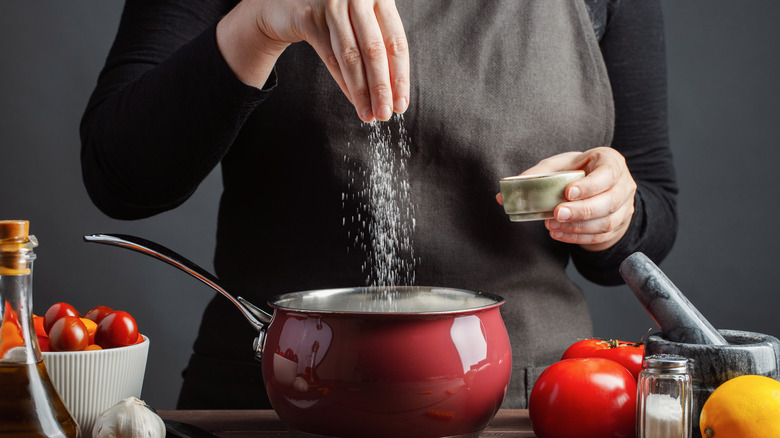 seasoning pasta water