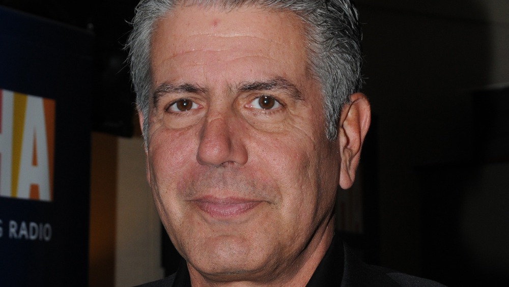 Anthony Bourdain close-up