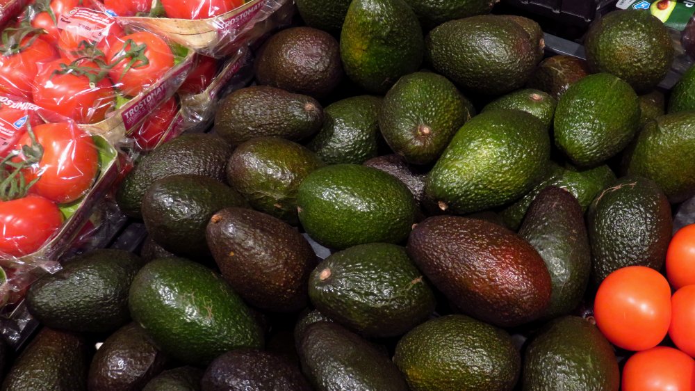 Avocado in a supermarket