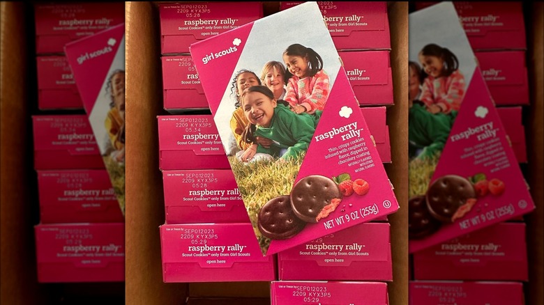 Raspberry Rally Girl Scout Cookies