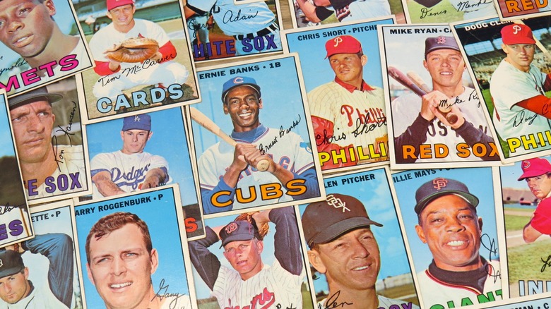 selection of baseball cards