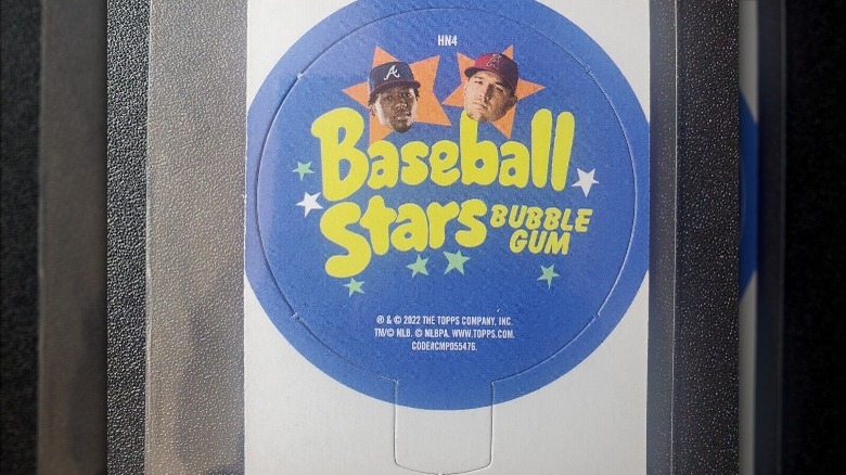 Topps bubble gum insert