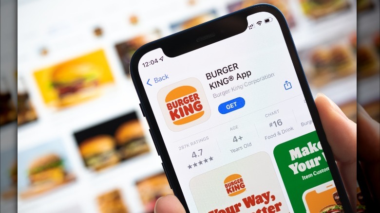 Burger King mobile app