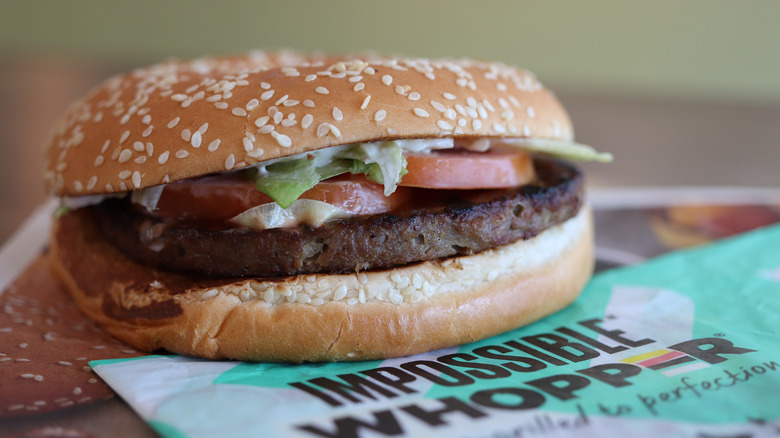 The meatless Impossible Whopper