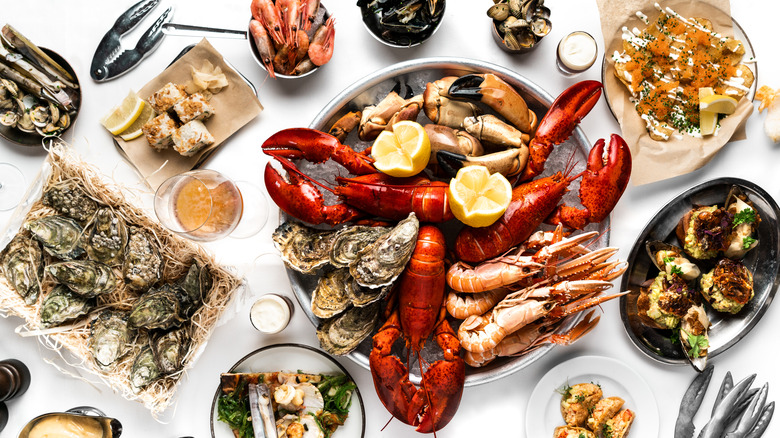 California seafood spread