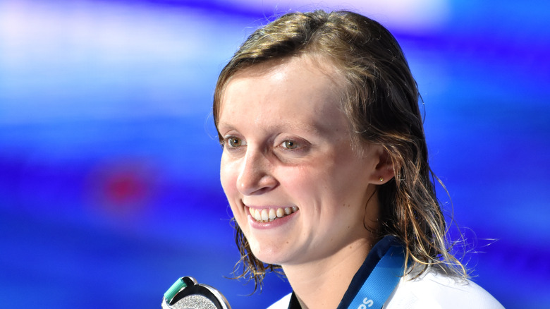 Competitive swimmer Katie Ledecky