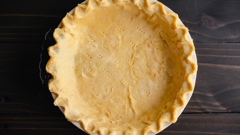 Pre-baked pie crust