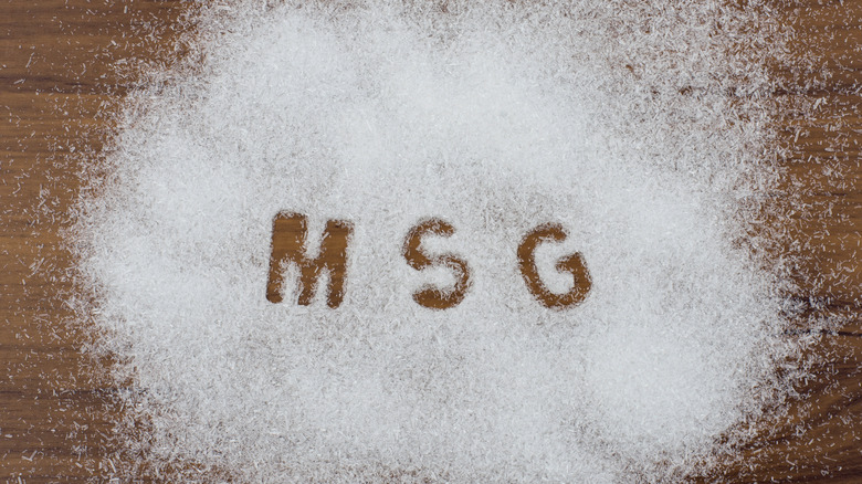 MSG word in powder