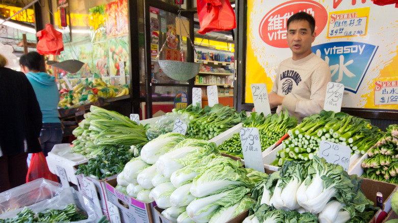 Asian market produce