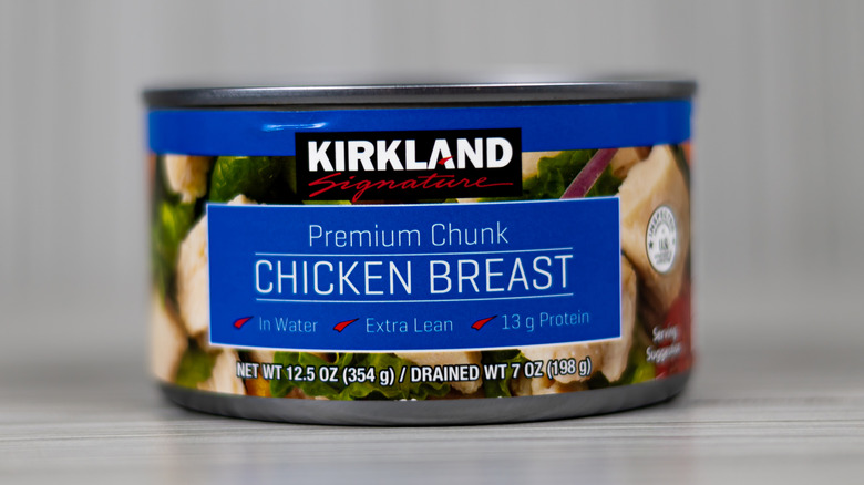 Can of Kirkland chicken breast