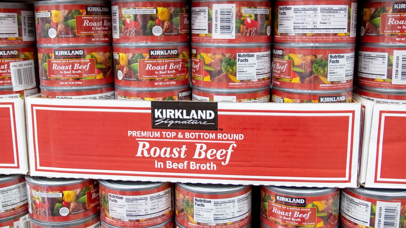 Why Costco Customers Can't Get Enough Of Kirkland Canned Roast Beef