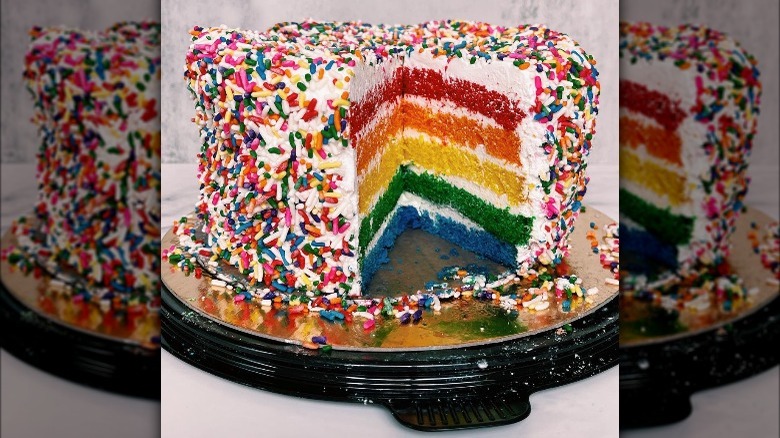 Juniors celebration layer cake from Costco