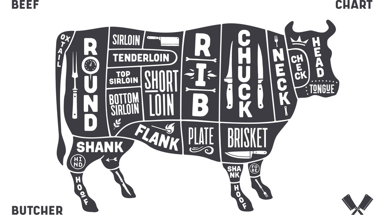 beef chart of cuts of meat