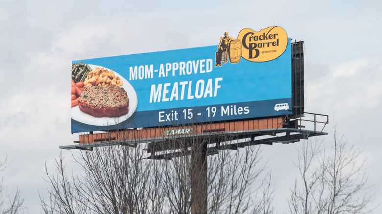 Cracker Barrel interstate billboard 