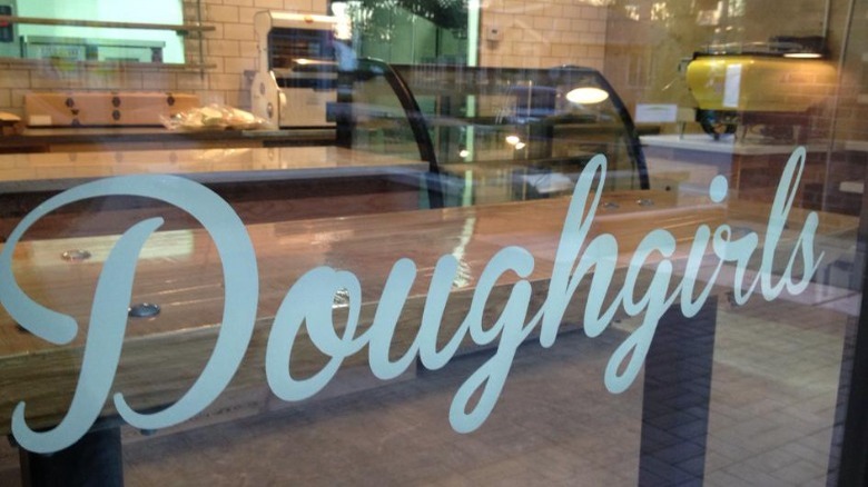 doughgirls bakery window