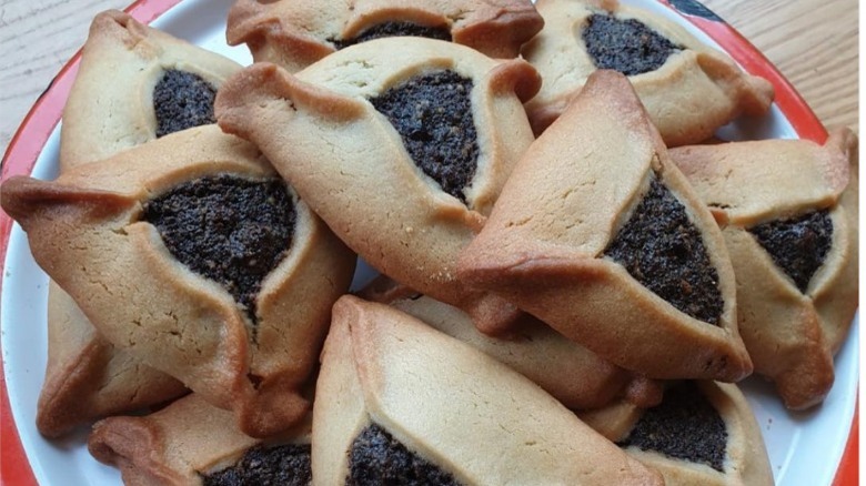 poppy seed-filled hamantashen