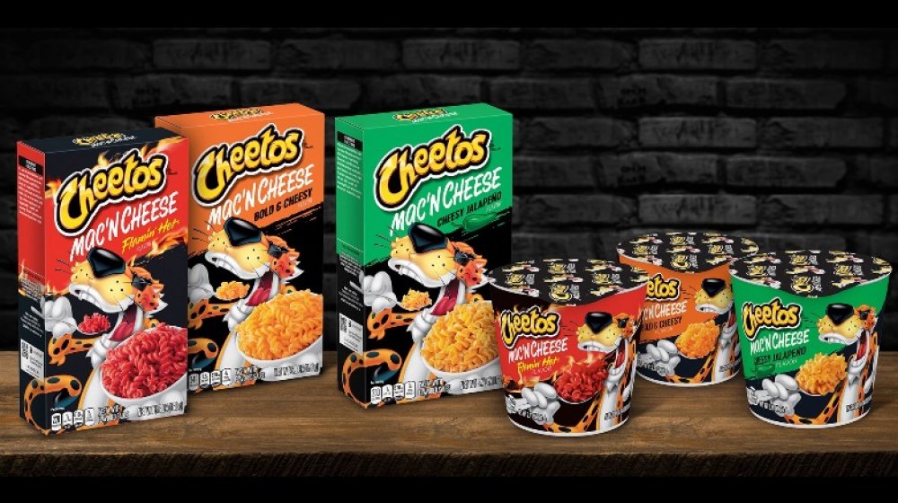 new packages of Cheetos Mac 'N Cheese