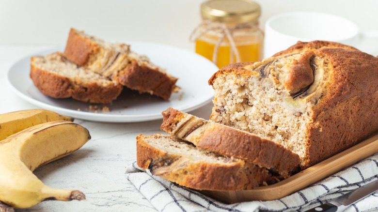 Banana bread loaf