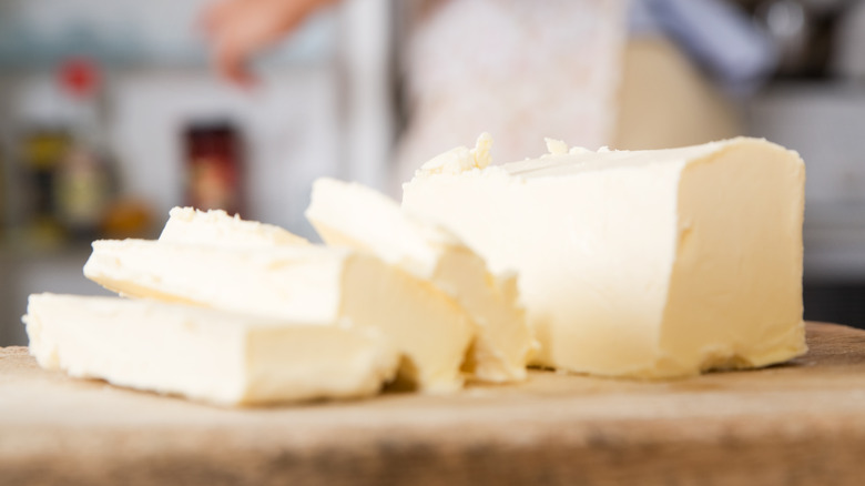 Giant block of butter