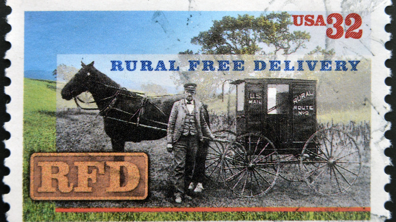Rural Free Delivery stamp